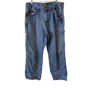 C.E. Schmidt Workwear Carpenter Casual Outdoor Men Jeans Light Blue‎ Wash 36x 30